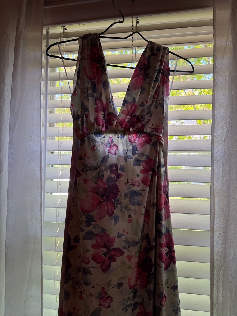Floral Multiway Wrap Top Maxi Dress